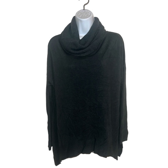 Susina Green Cashmere Feel Cowl neck Tunic Sweater SZ S - Picture 2 of 5